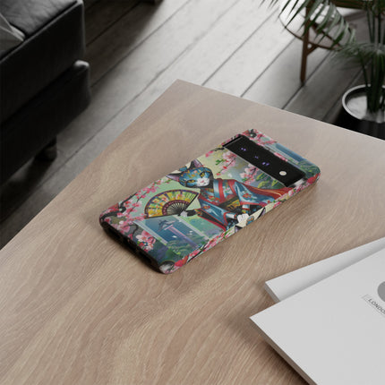 Cyberpunk Geisha Phone Cases