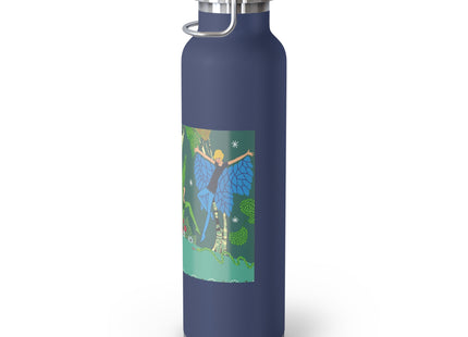 Enchanting Fairies of A Midsummer Night's Dream Copper Vacuum Insulated Bottle, 22oz