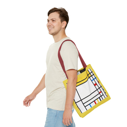 Place de la Concorde by Piet Mondrian Tote Bag (AOP)