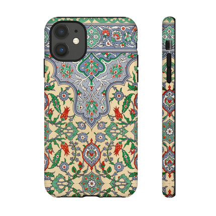 Arabic Art Pattern, Plate by Emile Prisse d’Avennes Phone Cases