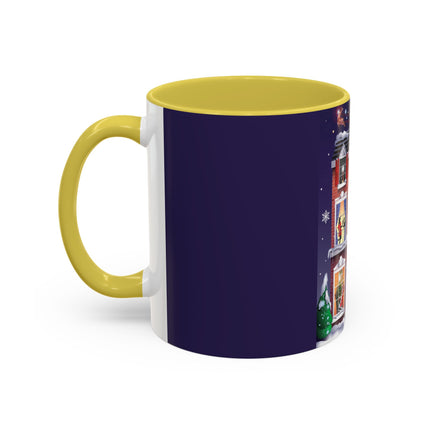 A Christmas Eve Celebration Colorful Mugs (11oz, 15oz)