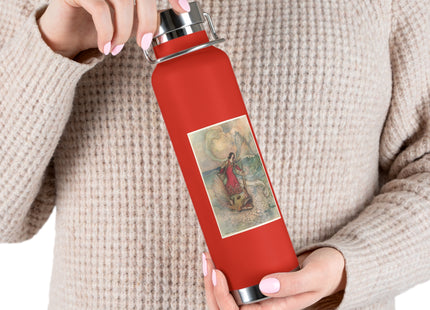 Rita Rides on the Dolphin by Warwick Goble Copper Vacuum Insulated Bottle, 22oz