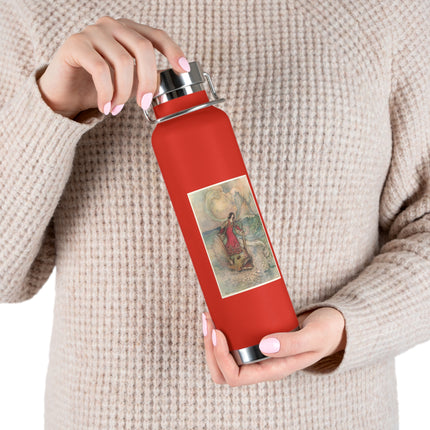 Rita Rides on the Dolphin by Warwick Goble Copper Vacuum Insulated Bottle, 22oz