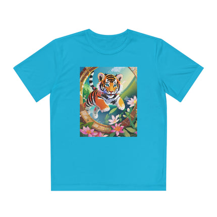 Majestic Tiger Cub Youth Competitor Tee – Courage, Adventure & Fiery Spirit