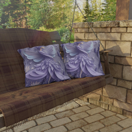 Lavender Fairy Outdoor Pillows