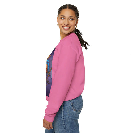 Whimsical Halloween Mischief Unisex Heavy Blend™ Crewneck Sweatshirt