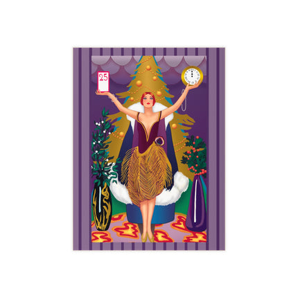 Countdown to Christmas Elegance Ceramic Tile