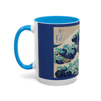 The Great Wave off Kanagawa by Katsushika Hokusai Colorful Mugs (11oz, 15oz)