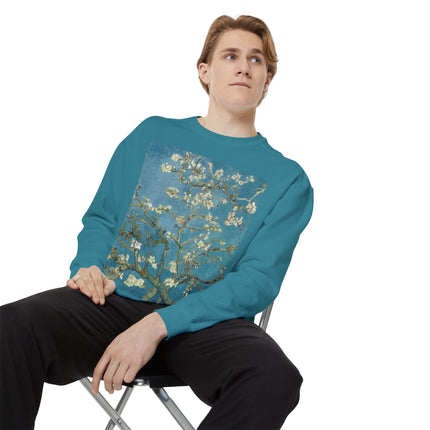 Almond Blossom by Vincent van Gogh Unisex Garment-Dyed Sweatshirt