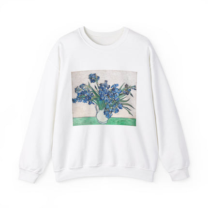 Irises by Vincent Van Gogh Heavy Blend™ Crewneck Sweatshirt