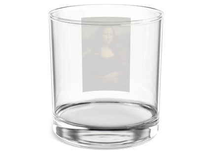 Mona Lisa by Leonardo da Vinci Rocks Glass, 10oz