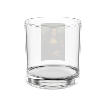 Mona Lisa by Leonardo da Vinci Rocks Glass, 10oz