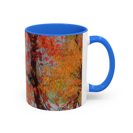 Autumn leaves by Edward Okuń Colorful Mugs (11oz, 15oz)