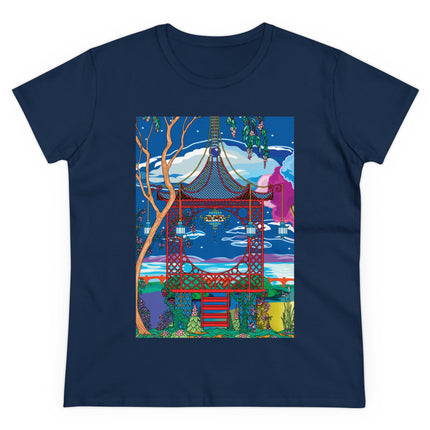 Serene Splendor Women's Midweight Cotton Tee
