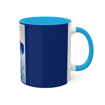 Irises by Ohara Koson Colorful Mugs, 11oz