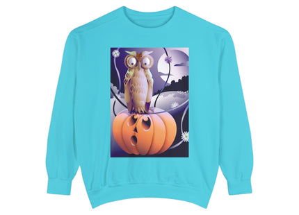 The Startled Pumpkin Unisex Garment-Dyed Sweatshirt