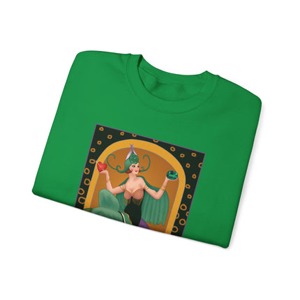 May & Emerald (from the Gem Series) by Sofia Chiostri Heavy Blend™ Crewneck Sweatshirt