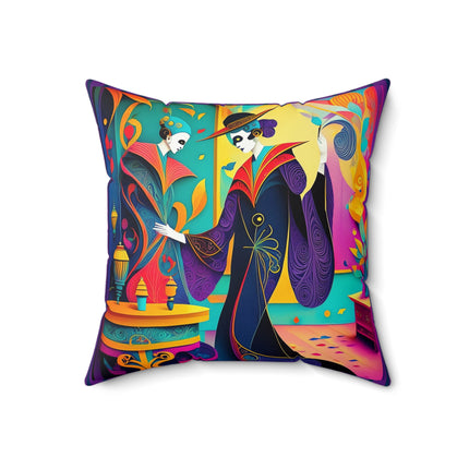 Phantoms of Elegance Spun Polyester Square Pillow