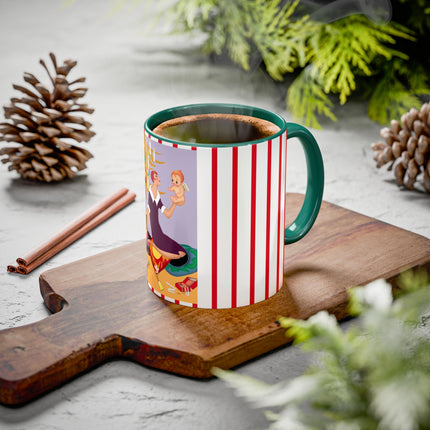 Art Deco Christmas Colorful Mugs (11oz, 15oz)