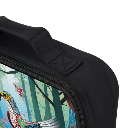 A Colorful Raptor Lunch Bag