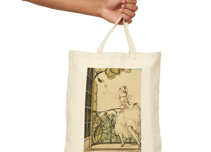 Sur talons rouges (On Red Heels) pl 02 by Gerda Wegener Cotton Canvas Tote Bag