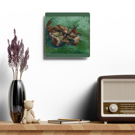Crab on its Back by Vincent Van Gogh Acrylic Wall Clock