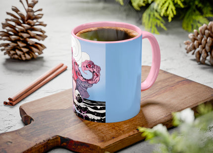 Goddess of the Swirling Sea Colorful Mugs (11oz, 15oz)