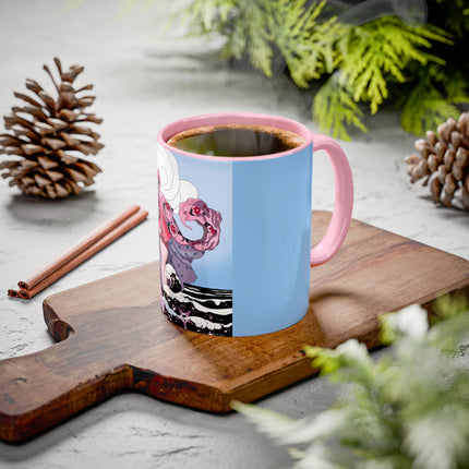 Goddess of the Swirling Sea Colorful Mugs (11oz, 15oz)