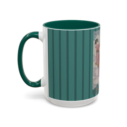 La balançoire by Georges Lepape Colorful Mugs (11oz, 15oz)