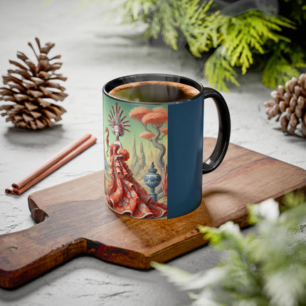 The Seahorse Court Colorful Mugs (11oz, 15oz)