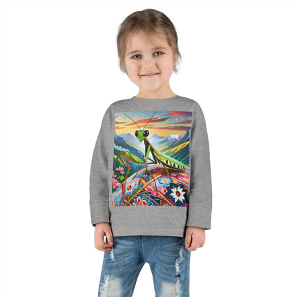 The Joyful Mantis Toddler Long Sleeve Tee