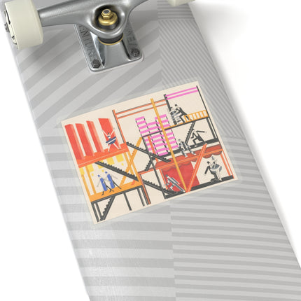 Maquettes de Théatre 4 by Alexandra Exter Kiss-Cut Stickers (4 Sizes)
