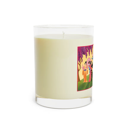 A Dance of Colors and Serenity Scented Candle - Full Glass, 11oz