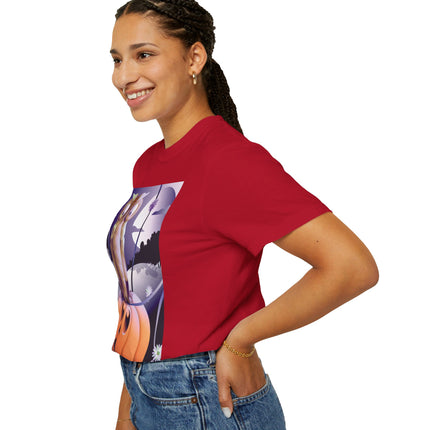 The Startled Pumpkin Unisex Garment-Dyed T-shirt
