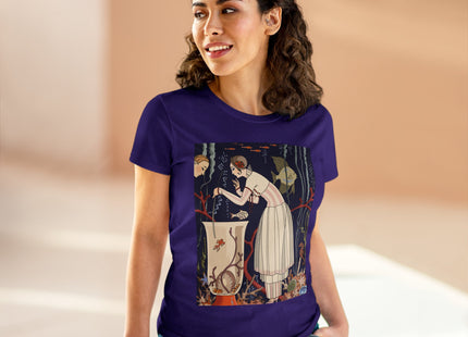 L'Etourdissant Petit Poisson (The Dazzling Little Fish) by George Barbier Women's Midweight Cotton Tee