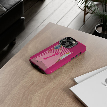 Lady in Pink Phone Case – Graceful Sophistication