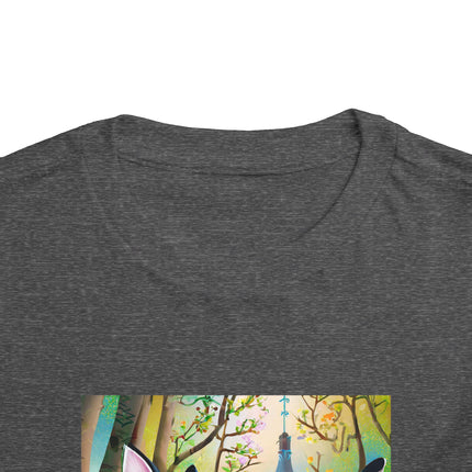 Fairy Animals Writing Wishes Toddler Short Sleeve Tee