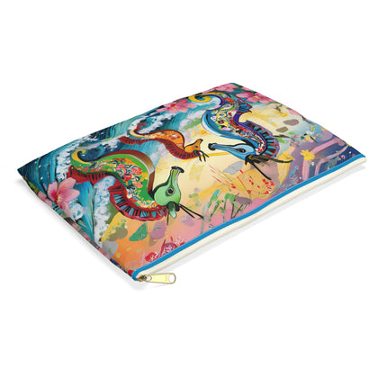 Seahorse Symphony Pencil Case