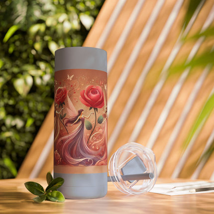 Whimsical Fairies Skinny Matte Tumbler, 20oz