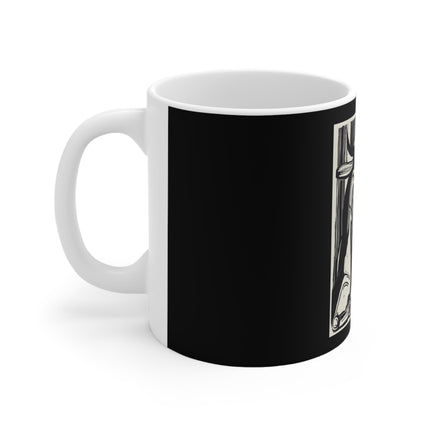 The Large Cow by Ernst Ludwig Kirchner Ceramic Mug 11oz