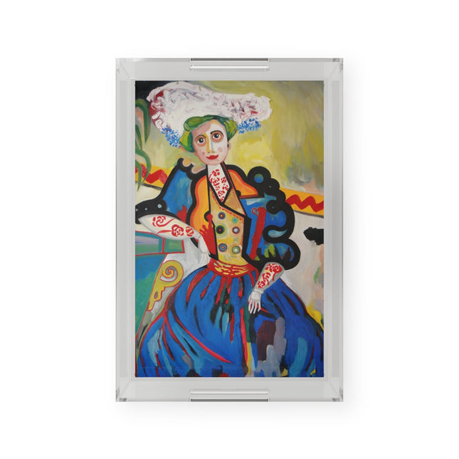 A Mulher by Amadeo de Souza-Carosa Acrylic Serving Tray