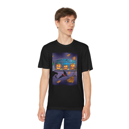 Whimsical Halloween Mischief Youth Competitor Tee