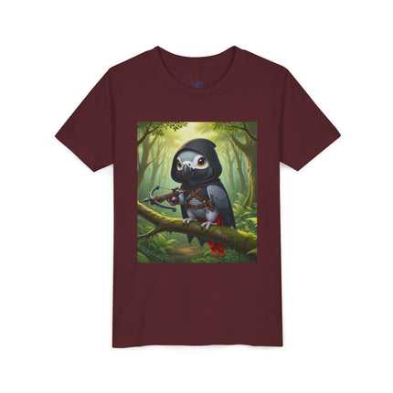 The African Grey Sentinel Youth Short Sleeve Tee