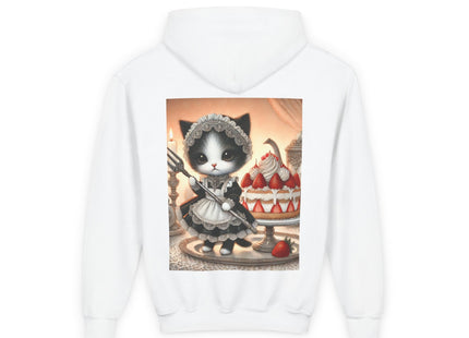 Patisserie Kitten Youth Heavy Blend Hooded Sweatshirt