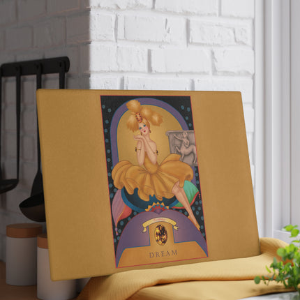 November & Topaz Zodiac Glass Cutting Board