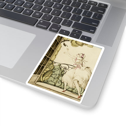 Sur talons rouges (On Red Heels) pl 02 by Gerda Wegener Kiss-Cut Stickers (4 Sizes)