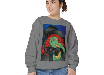 Mirror, Mirror A Witch's Touch Unisex Garment-Dyed Sweatshirt