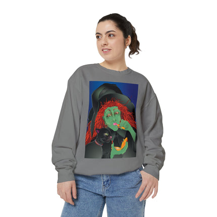 Mirror, Mirror A Witch's Touch Unisex Garment-Dyed Sweatshirt