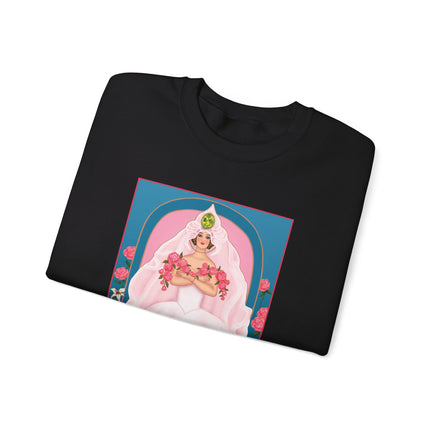 August & Peridot (from the Gem Series) by Sofia Chiostri Unisex Heavy Blend™ Crewneck Sweatshirt