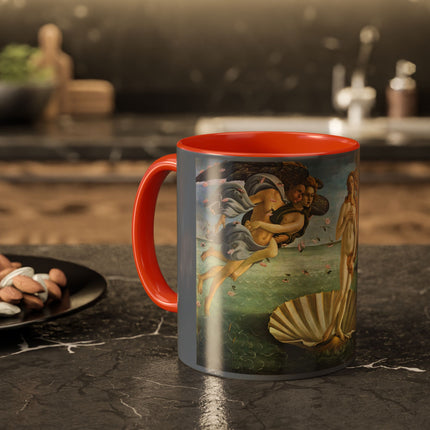 Birth of Venus by Sandro Botticelli Colorful Mugs (11oz, 15oz)